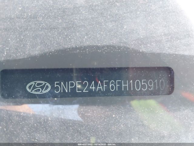 5NPE24AF6FH105910 Hyundai SONATA SE
