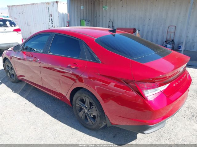 KMHLM4AJXPU042660 Hyundai Elantra Hybrid Blue