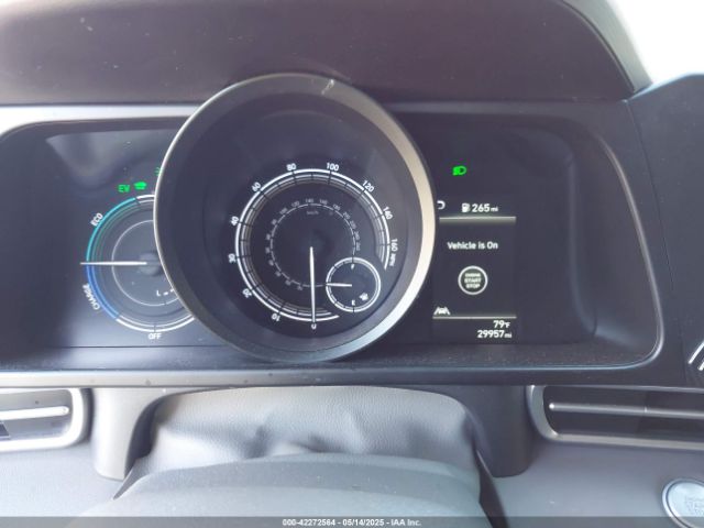 KMHLM4AJXPU042660 Hyundai Elantra Hybrid Blue