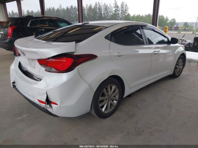 5NPDH4AE0GH741628 Hyundai ELANTRA SE