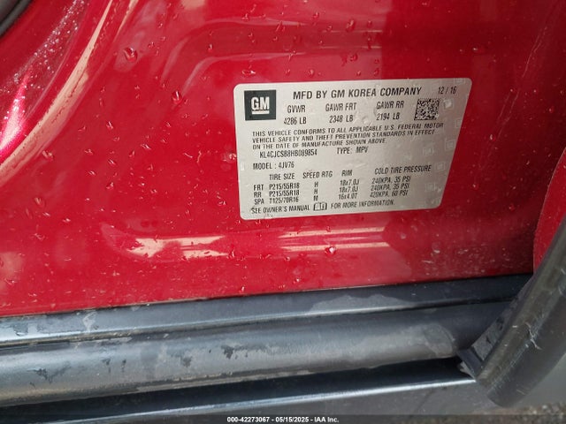 Buick Encore Essence 2017 KL4CJCSB8HB089854 Image 9