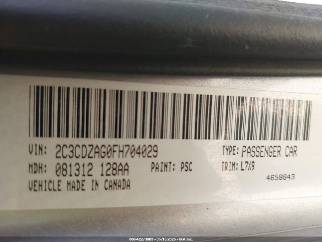 2015 DODGE CHALLENGER 2C3CDZAG0FH704029 Photo 8