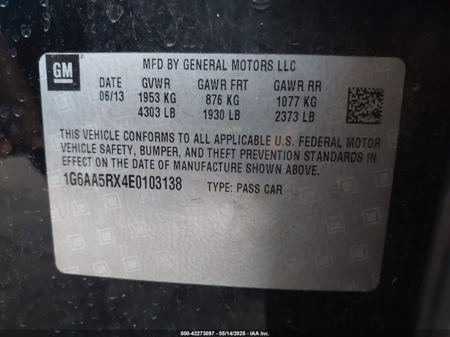2014 CADILLAC ATS 1G6AA5RX4E0103138 Photo 8