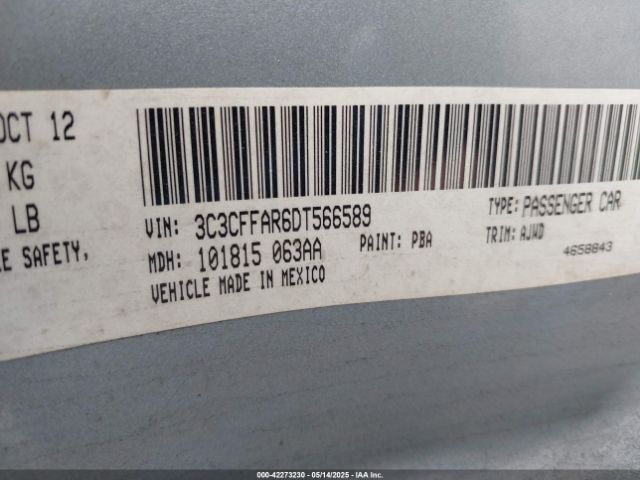 2013 FIAT 500 3C3CFFAR6DT566589 Photo 8