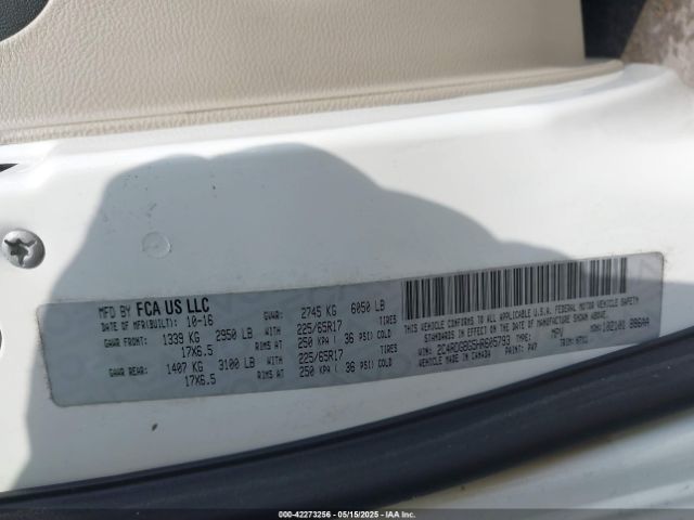 2C4RDGBG5HR605793 Dodge Grand Caravan Se