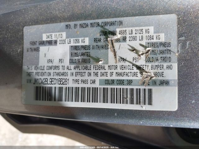 JM1CW2BL9E0166281 Mazda Mazda5 Sport