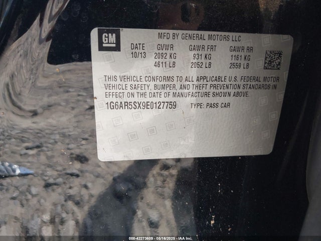 2014 CADILLAC CTS 1G6AR5SX9E0127759 Photo 8