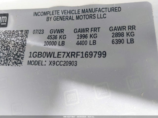 1GB0WLE7XRF169799 Chevrolet Silverado 2500hd 2wd  Long Bed Work Truck