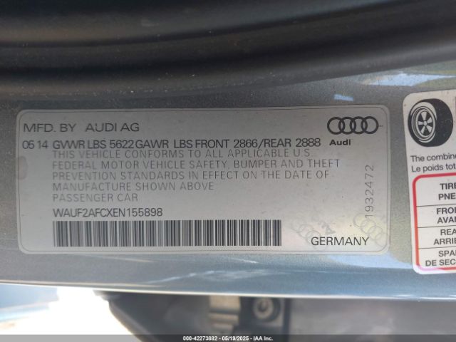 2014 AUDI S6 WAUF2AFCXEN155898 Photo 8