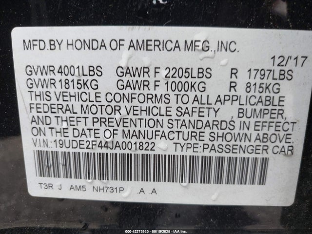 Acura Ilx Special Edition 2018 19UDE2F44JA001822 Image 9