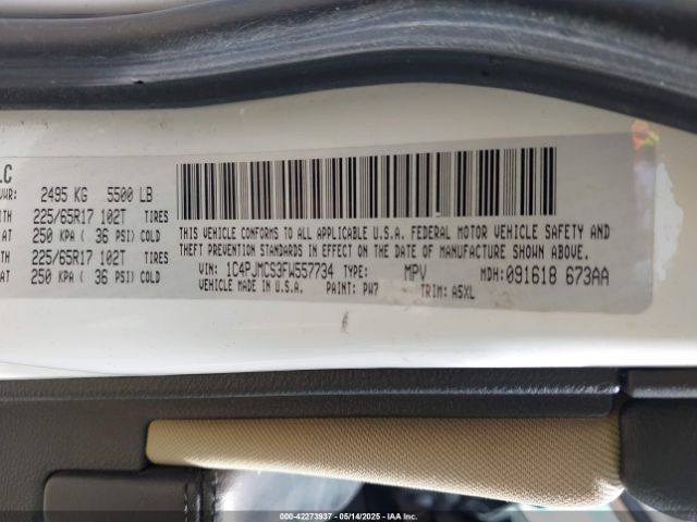 1C4PJMCS3FW557734 Jeep Cherokee Latitude