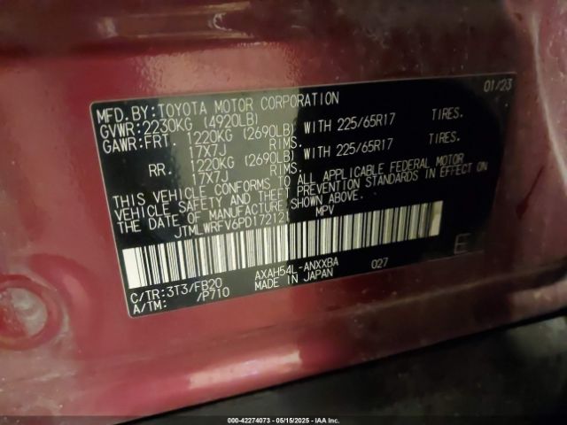 2023 TOYOTA RAV4 HYBRID JTMLWRFV6PD172121 Photo 8