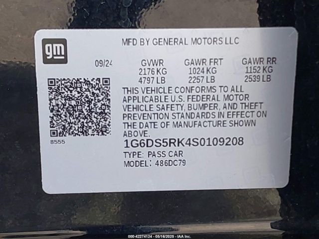 2025 CADILLAC CT5 1G6DS5RK4S0109208 Photo 8