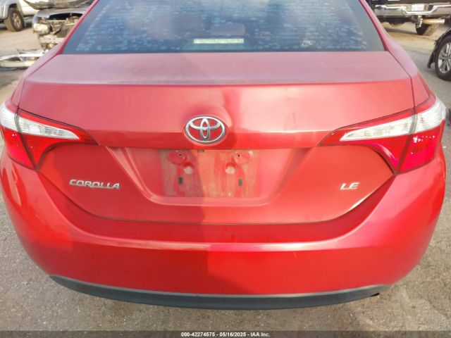 5YFBURHE1GP395257 Toyota COROLLA LE