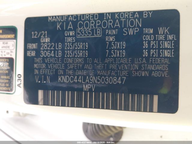 2022 KIA EV6 KNDC44LA9N5030847 Photo 8
