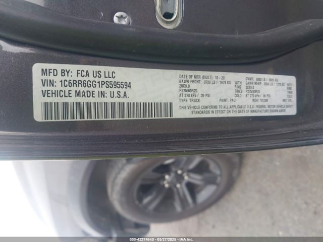 2023 RAM 1500 CLASSIC 1C6RR6GG1PS595594 Photo 8