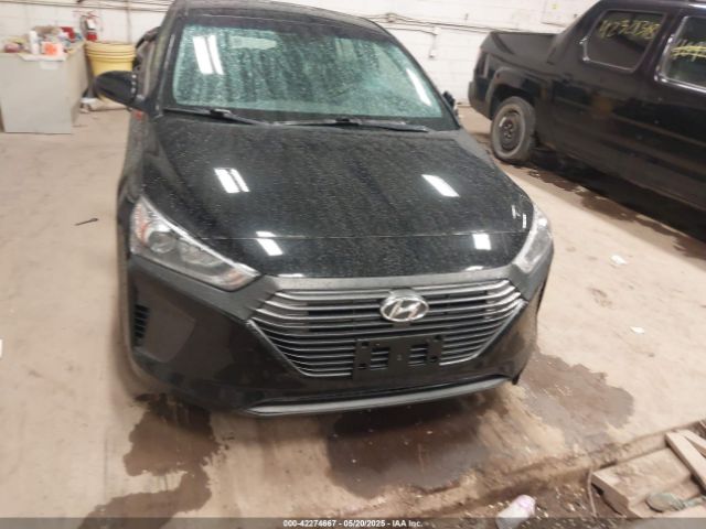 KMHC65LC9JU068768 Hyundai Ioniq Hybrid Blue