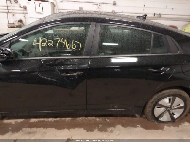 KMHC65LC9JU068768 Hyundai Ioniq Hybrid Blue