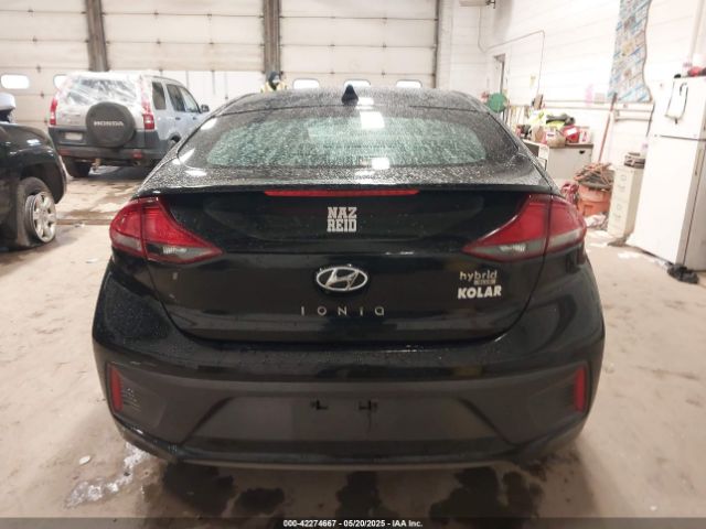 KMHC65LC9JU068768 Hyundai Ioniq Hybrid Blue