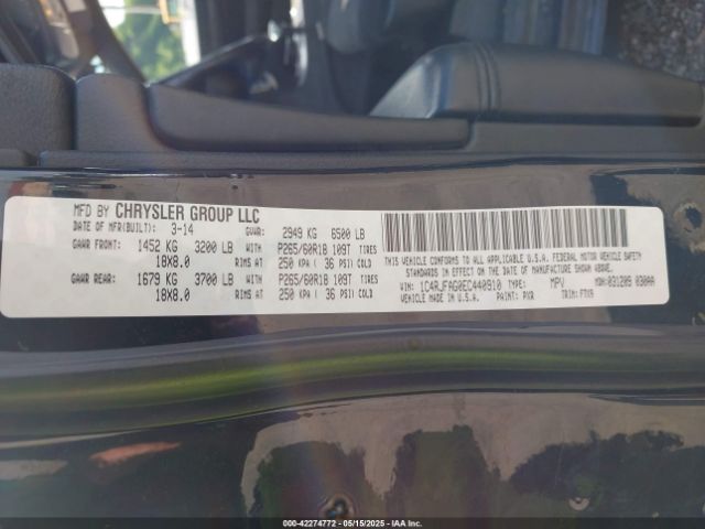 1C4RJFAG0EC440910 Jeep Grand Cherokee Laredo