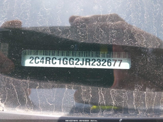 2C4RC1GG2JR232677 Chrysler Pacifica Limited