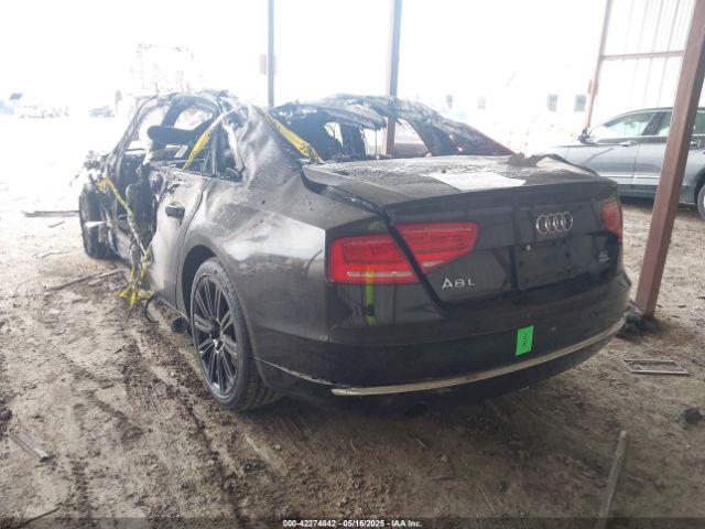 2012 AUDI A8 L WAURVAFD2CN036866 Photo 2