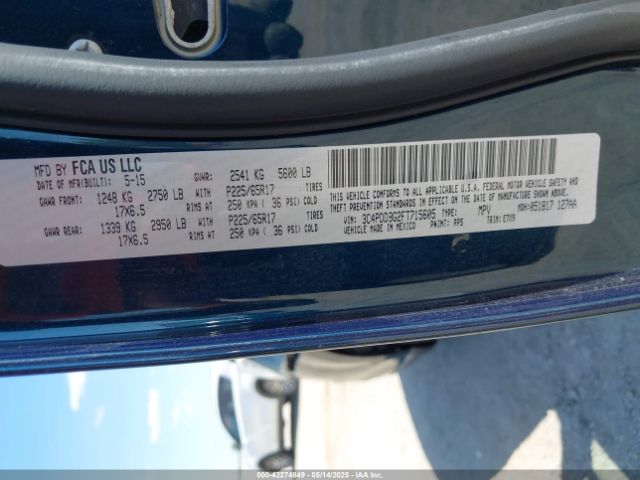 3C4PDDBG2FT715605 Dodge 2015