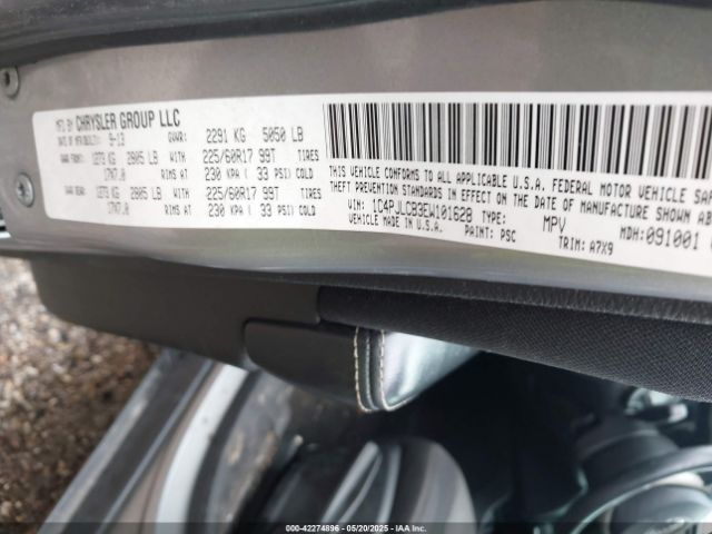 1C4PJLCB3EW101628 Jeep Cherokee Latitude