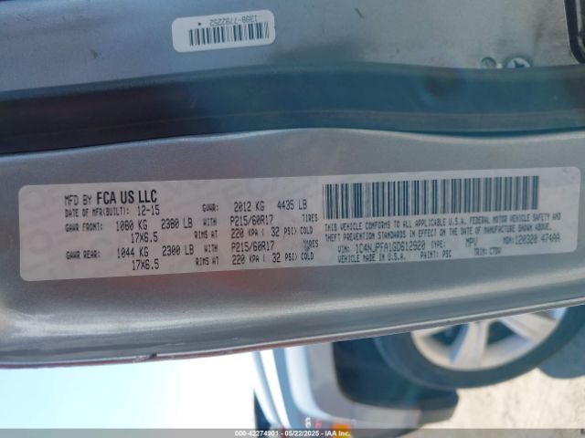 1C4NJPFA1GD612920 Jeep Patriot Latitude