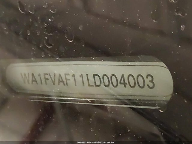 WA1FVAF11LD004003 Audi Q8 Prestige 55 Tfsi Quattro Tiptronic