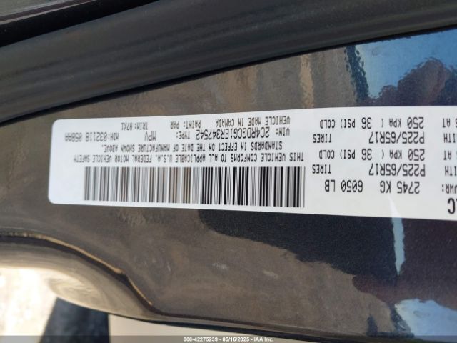 2C4RDGCG1ER347542 Dodge Grand Caravan Sxt