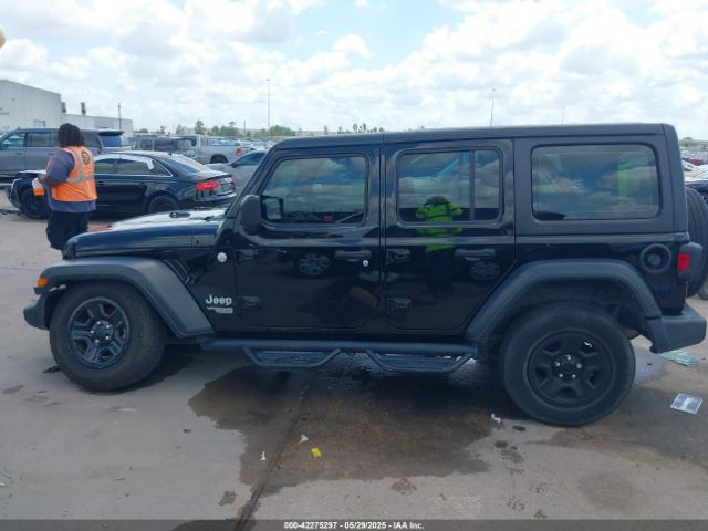 1C4HJXDG9KW653488 Jeep Wrangler Unlimited Sport 4x4