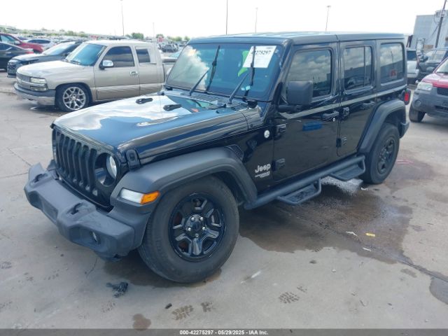 1C4HJXDG9KW653488 Jeep Wrangler Unlimited Sport 4x4