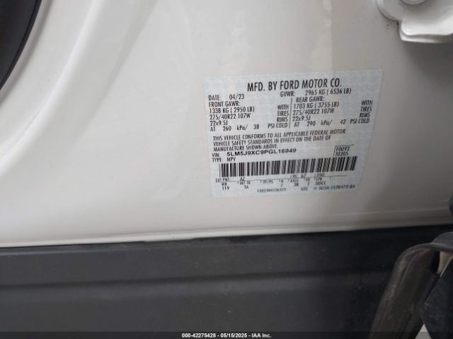 5LM5J9XC9PGL16949 Lincoln gtdi