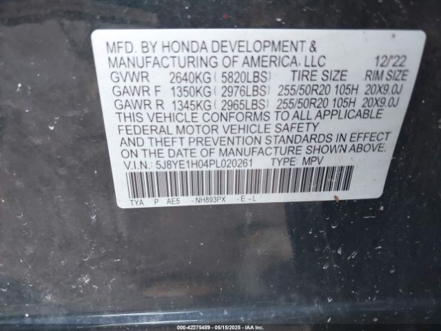 2023 ACURA MDX 5J8YE1H04PL020261 Photo 8
