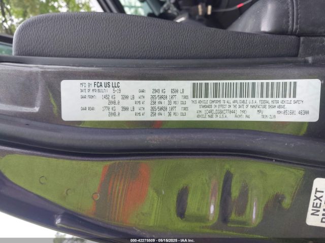 2019 DODGE DURANGO 1C4RDJDG6KC770441 Photo 8