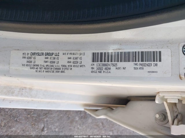 Chrysler 200 Touring 2014 1C3CCBBB6EN175625 Image 9