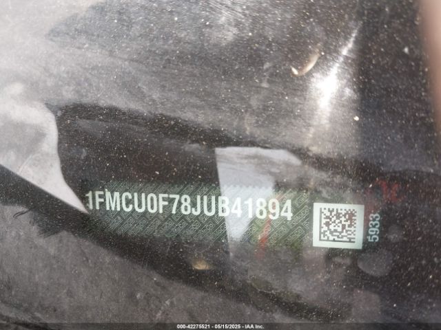 2018 FORD ESCAPE 1FMCU0F78JUB41894 Photo 8