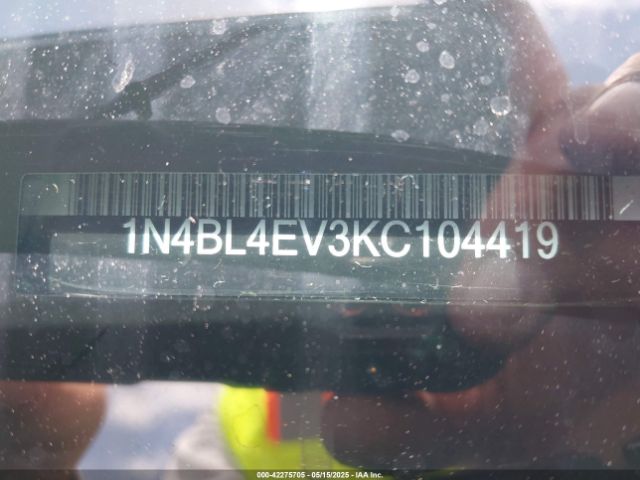 2019 NISSAN ALTIMA 1N4BL4EV3KC104419 Photo 8