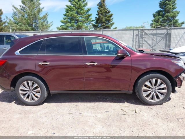 5FRYD4H42FB010866 Acura Mdx Technology Package