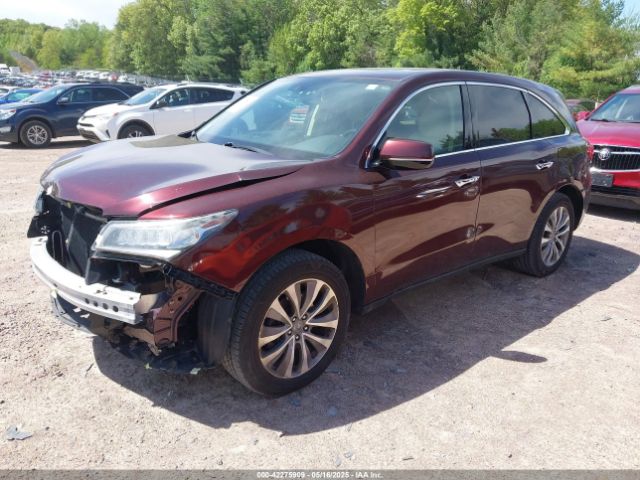 5FRYD4H42FB010866 Acura Mdx Technology Package