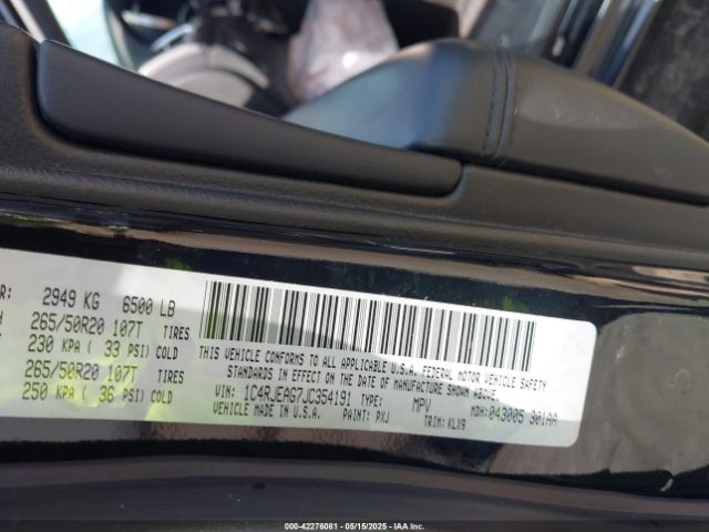 1C4RJEAG7JC354191 Jeep Grand Cherokee Altitude 4x2
