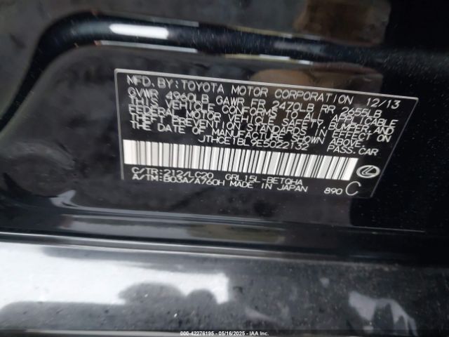 JTHCE1BL9E5022132 Lexus GS 350