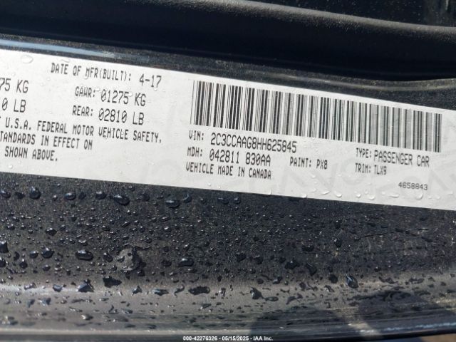 2017 CHRYSLER 300 2C3CCAAG8HH625845 Photo 8