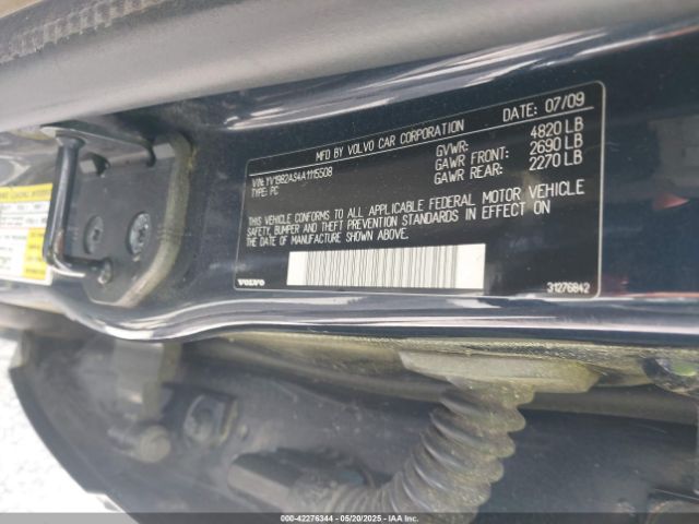 2010 VOLVO S80 YV1982AS4A1115508 Photo 8
