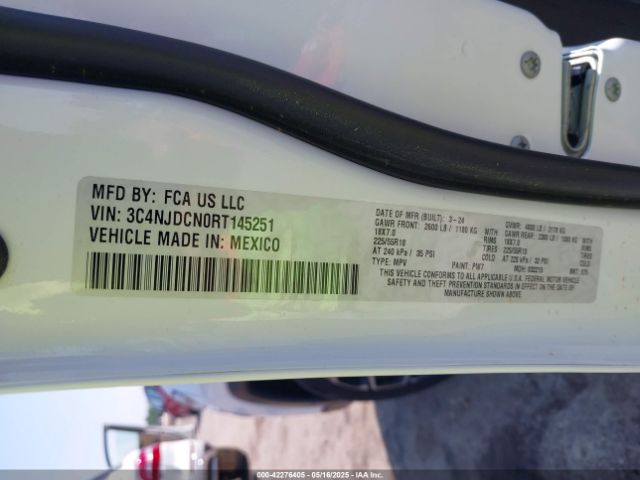 3C4NJDCN0RT145251 Jeep Compass Limited 4x4