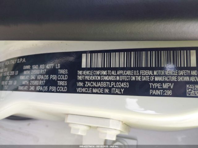 2020 JEEP RENEGADE ZACNJABB7LPL02453 Photo 8