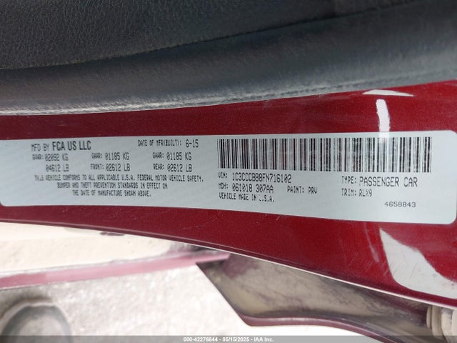 Chrysler 2015 2015 1C3CCCBB8FN716102 Image 9