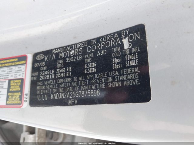 KNDJN2A25G7875898 KIA Soul