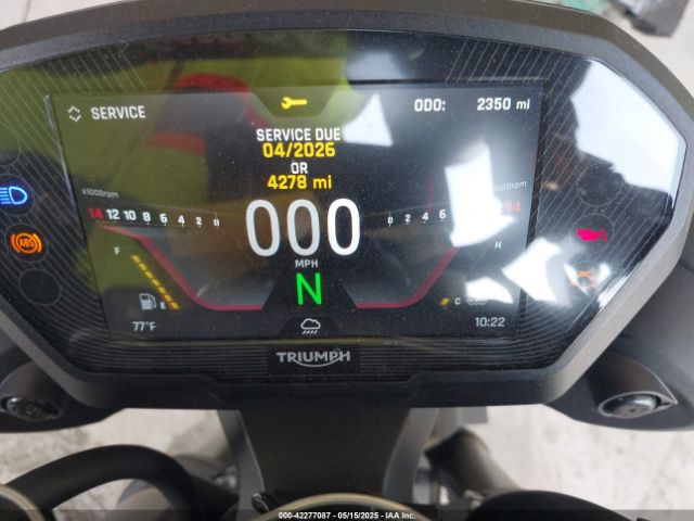 2024 TRIUMPH MOTORCYCLE STREET TRIPLE SMTA614K9RTBK2098 Photo 6